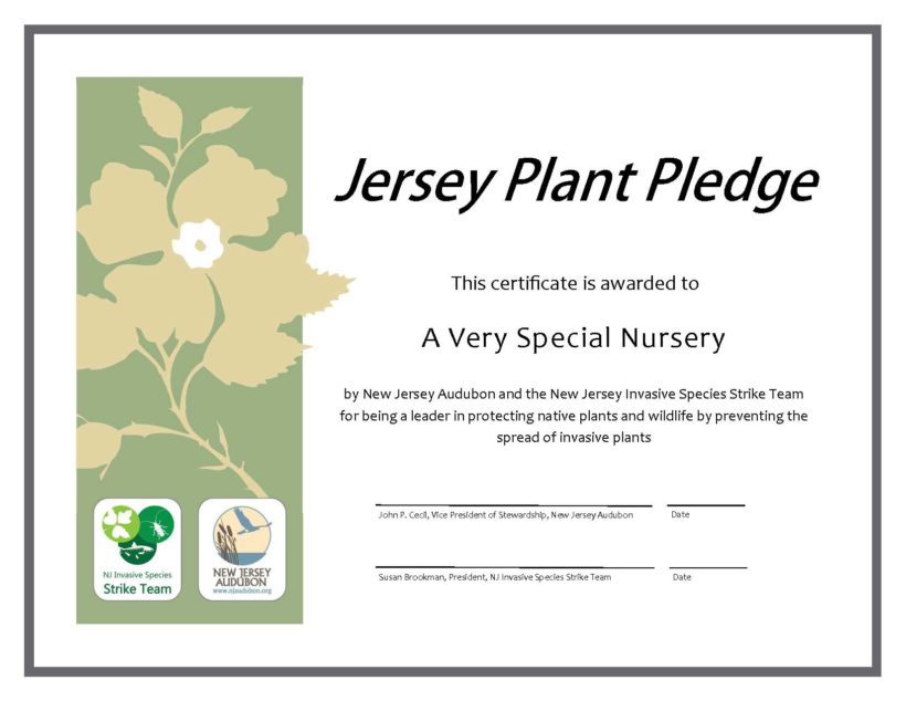 The Jersey Plant Pledge